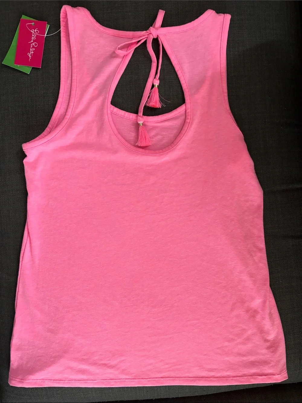 Lilly Pulitzer Brand New with tags Naomi  Tank Top Hot Pink Size Small